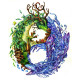 Print - Yin & Yang Dragons